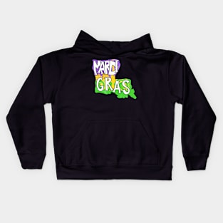 Louisiana Mardi Gras Kids Hoodie